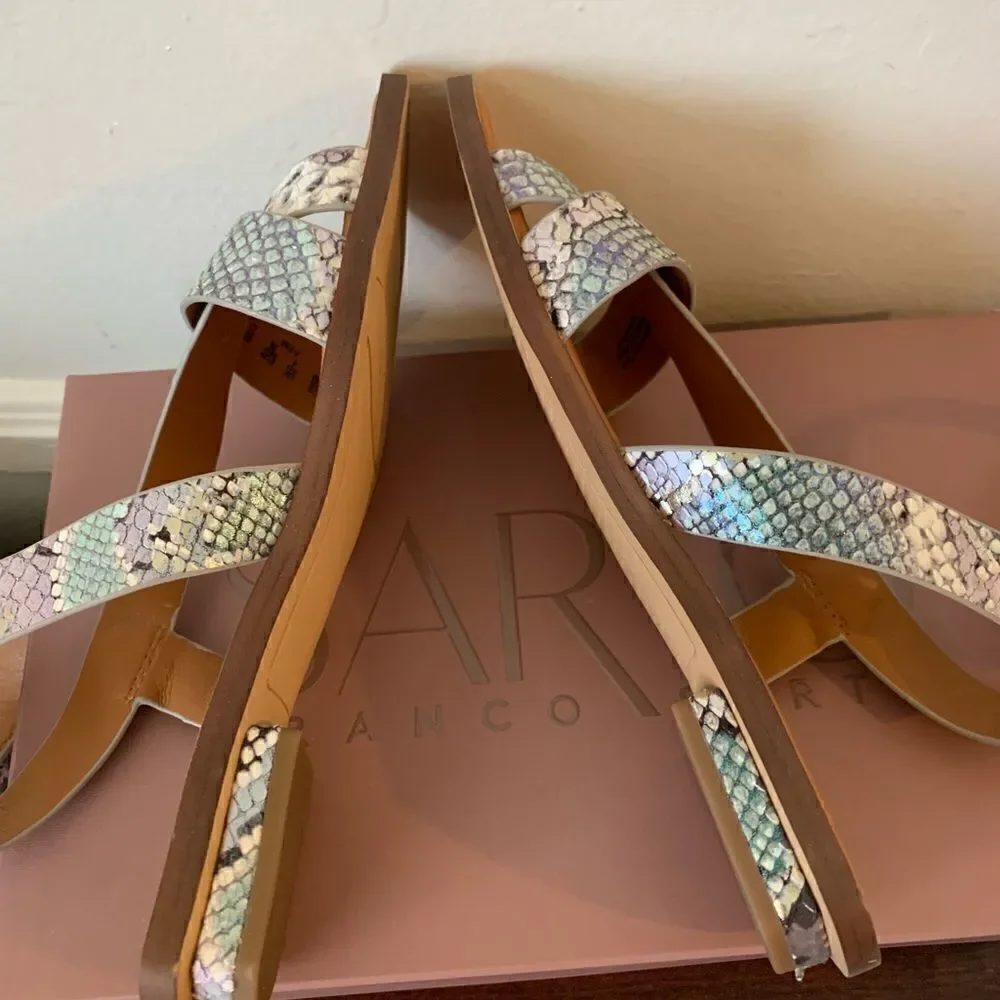 Sarto by Franco Sarto Women’s ema ankle strap leather sandal size 6, NIB